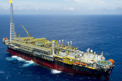 Caja de válvulas de petróleo y gas en alta mar